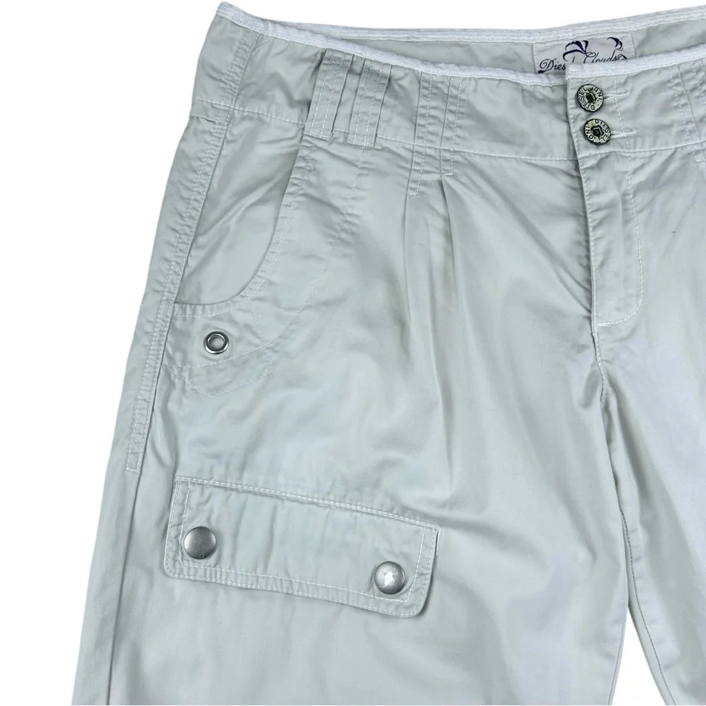 Diesel Parachute Mens Cargo Capri Pants Shorts Loose Fit Baggy Rave Skate Y2K